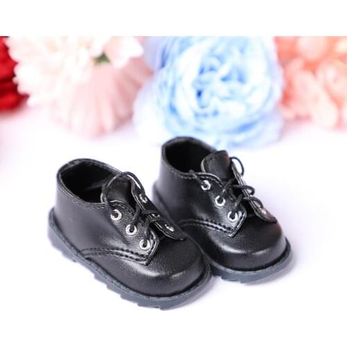 New BJD Doll 1 / 4 doll shoes casual small leather lace up shoes three colors optional new and old models are shipped randomly