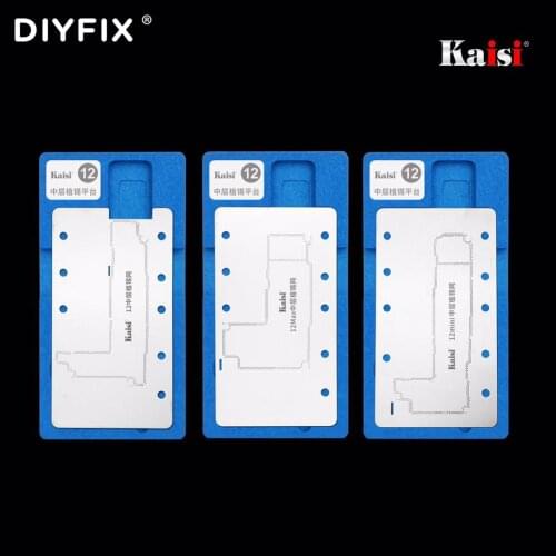 Kaisi Middle Layer Tin Planting Platform For Iphone 12 12 Pro 12 Mini 12 Pro Max Repair Fixing Fixture