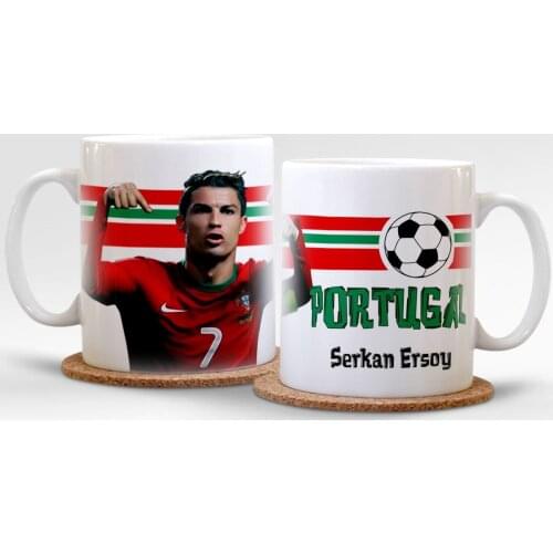 Personalized Custom Ronaldo White Mug Cup