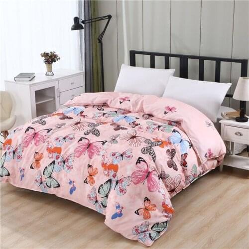 1pc 100% Polyester Duvet Cover Plant & Plaid Reactive Printing Comforter Cover Twin Full Queen King customizable