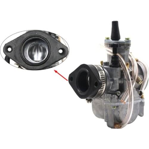 Motorcycle Carburetor Adapter Inlet Intake Pipe Rubber Mat Fit on PWK 28/30mm 32/34mm