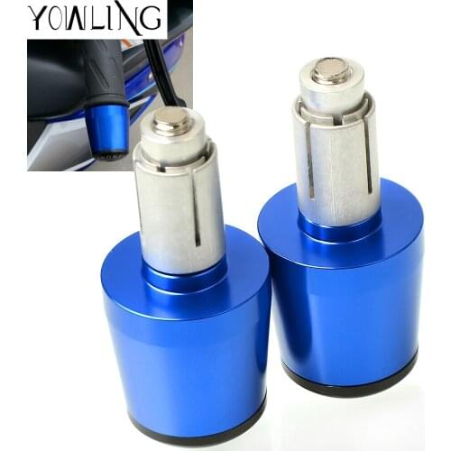 7/8'' 22 mm CNC motorcycle handlebar handle bar grips ends for yamaha YZF R1 R6 fz1 fazer fz6r fz8 xj6 fz6 YZFR3 YZFR25 R3 R25