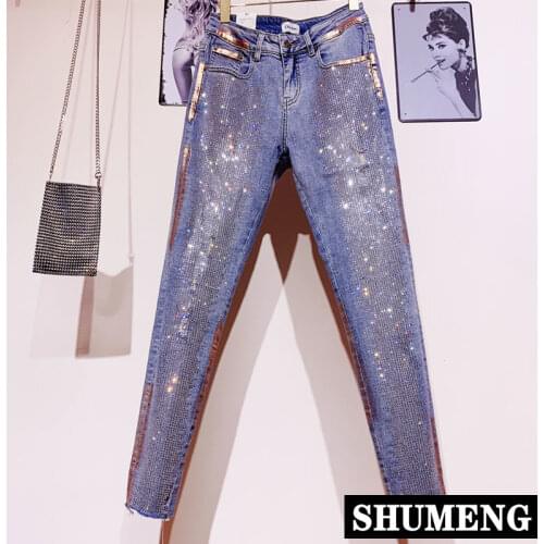 Женские обтягивающие джинсы Shumeng China At AliExpress