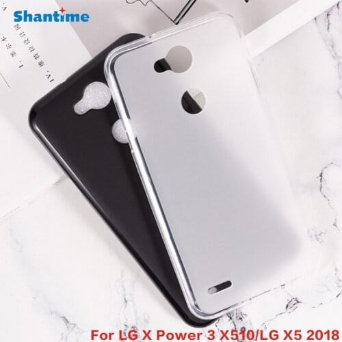 For LG X Power 3 X510 Gel Pudding Silicone Phone Protective Back Shell For LG X5 2018 Soft TPU Case