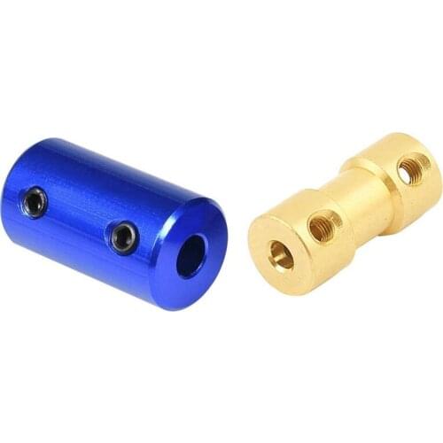 5Mm To 8Mm DIY Motor Shaft Coupling Joint Adapter With 3Mm To 3Mm Copper DIY Motor Shaft Coupling Joint Connector
