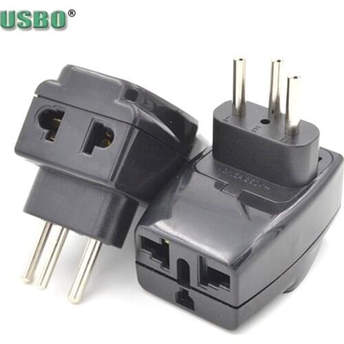 Universal Travel CE Copper 10A 2in1 Power Socket Adapter Korea India Russia Israel Italy US AU UK EU to Switzerland Adaptor Plug