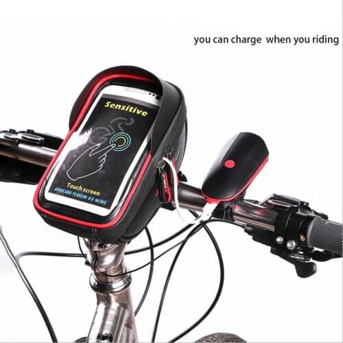 Bike Phone Front Frame Bag Waterproof Cycling Phone Bag Handlebar Bag Phone Holder Bicycle Accessories for iPhone 11 XS Max XR 8