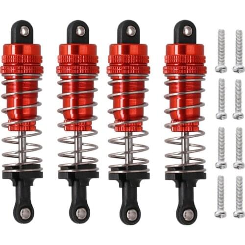 4PCS Wltoys 144001 parts Metal Shock Absorber Damper Replacement Accessory for WLtoys 144001 1/14 RC Car Parts