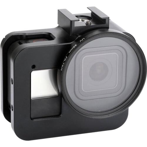 Metal Frame Protective Cage for GoPro 8 Action Camera Aluminum Alloy Housing Shell Charging Cover