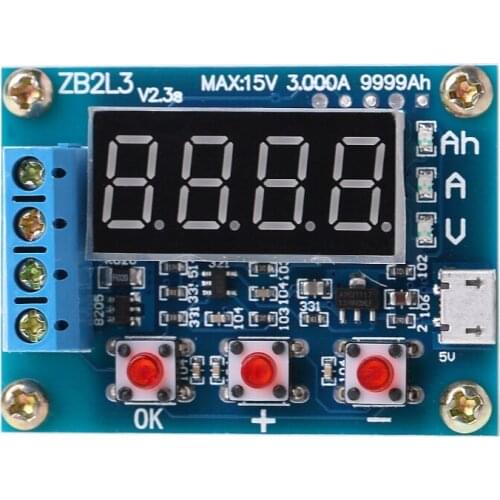 ZB2L3 lithium ion lithium lead-acid battery capacity meter discharge tester analyzer main board