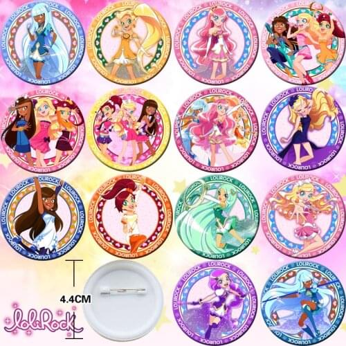 14pcs LoliRock Bedge Collect Figure Bags Badge Button Brooch Pin Souvenir Figuras Cosplay Gift