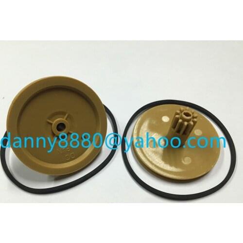 2pcs/lot CDM9 CDM-9 Marantz CD Turntable Player Drawer Tray Gear Wheel + Belt CD NEW CDM 9