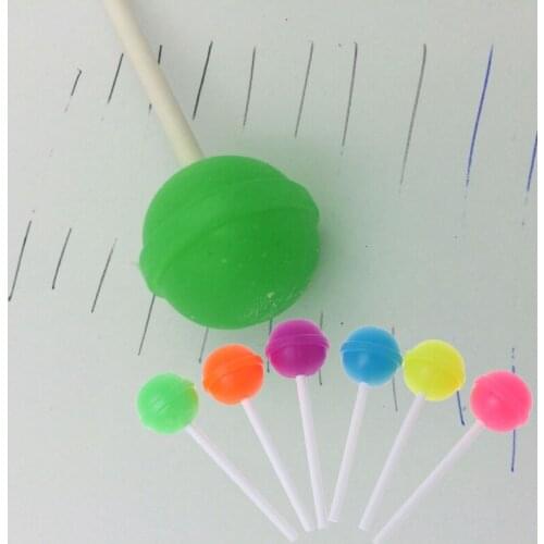 6Pcs Creative Sweet Candy Lolipop Eraser Cleaner For Kids Gift School Supplies P9YA