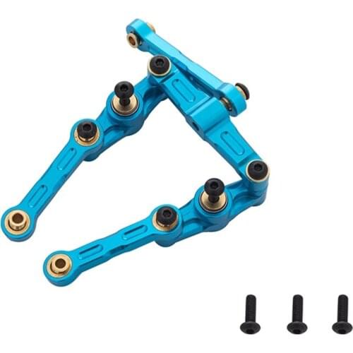 Aluminum Ball Bearing Crank Steering Assembly Link Set for Tamiya TT02 TT-02 TT-02D 1/10 RC Drift Car Parts
