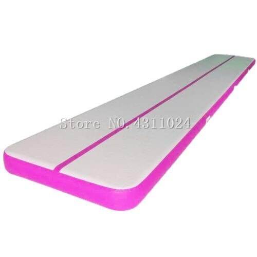 Free Shipping Come With a Pump 6x1x0.2m Gymnastics Inflatable Air Track Tumbling Mat Gym AirTrack Inflatable Air Mat