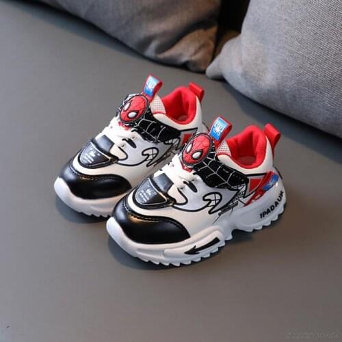 Autumn Spiderman Kids Running Shoes Boys Children Sneakers Child Walking Tennis Sneakers Tenis Infantil Teenagers Sport Shoes