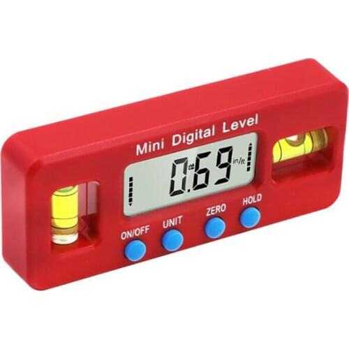 Mini Electronic Digital Level 100mm Strong Magnetic Level Box Inclinometer Angle Gauge, Protractor, Angle Finder, Bevel Gauge