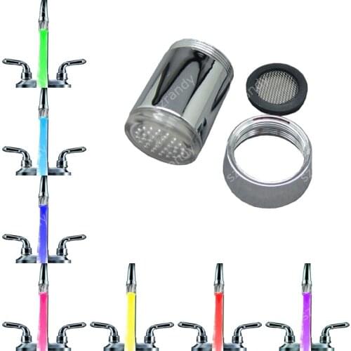 Hot sell 7 color illuminated faucet light