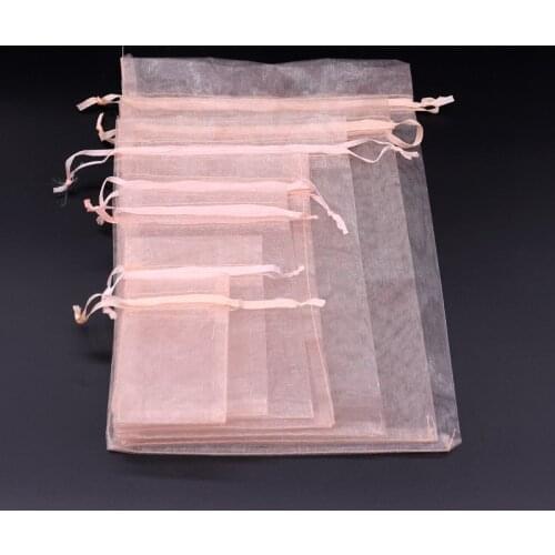 Drawstring Organza Bags 7x9 9x12 10x15 13x18 Jewelry Pouches Jewelry Packaging Bag Gift Bag Organza Christmas Gift Bags 5Z