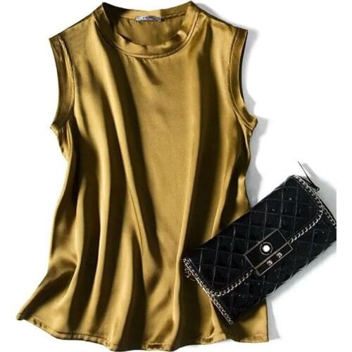 Женские шелковые майки MLUOLANC China At AliExpress