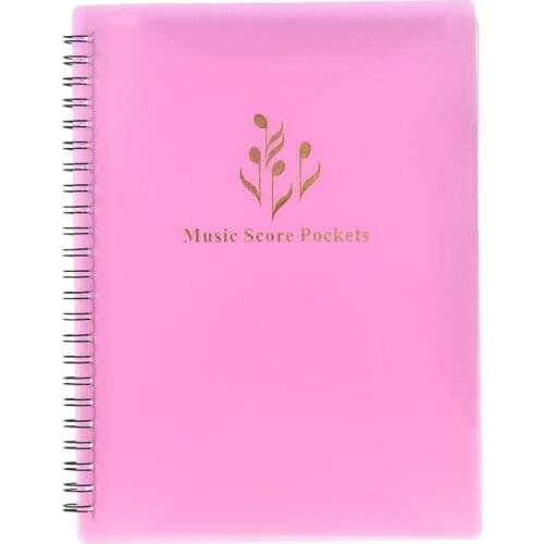 Multifunctional Music Score Holder A4 Size Paper Sheet Document File Organizer Folder with 40 Pockets