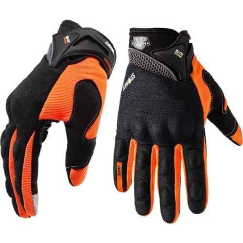 Motorcycle Drop-resistant Non-Slip Breathable Riding Race Car Locomotive Full Finger Gloves Mens Summer Knight Equipme