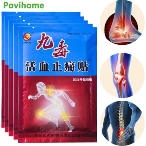 40Pcs Orthopedic Medical Plaster Far Infrared Pain Relief Patch Herbal Therapy Rheumatoid Arthritis Joint Back Neck Pain Massage