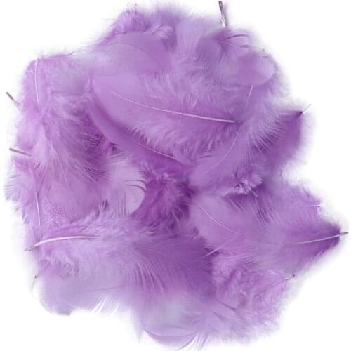 50pcs Turkey Marabou Feather Small Marabou Feathers Width 5-10 CM Decorative feather for crafts Carnival Accessory Plumes