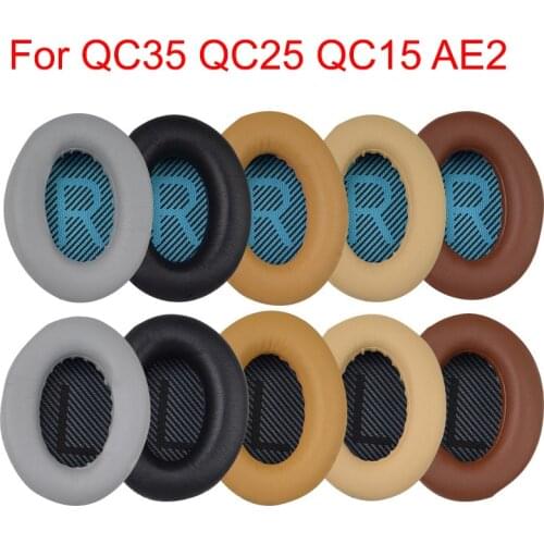 Headphone Cushion Ear Pads for Bose QC35 QC25 QC15 AE2 Replacement Earpads Cushion Cover