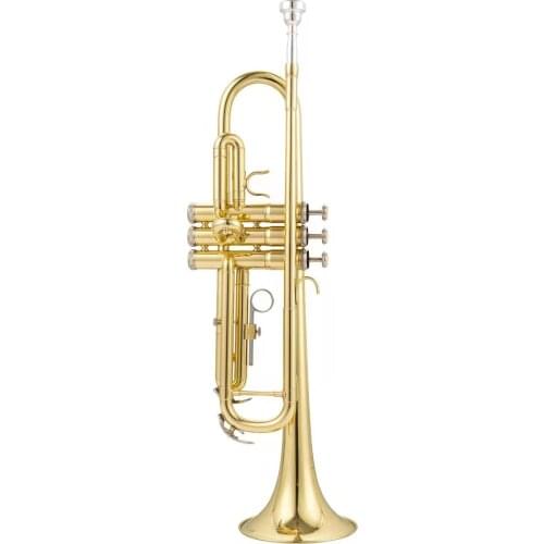 Professional Trumpet Import Brass Gold Trumpet Digital Mechanical Welding Pipe Music Adopts Brass Musical Instruments