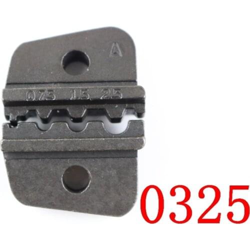 HS-0325 jaw Suitable cable 0.75-2.5MM Crimping pliers