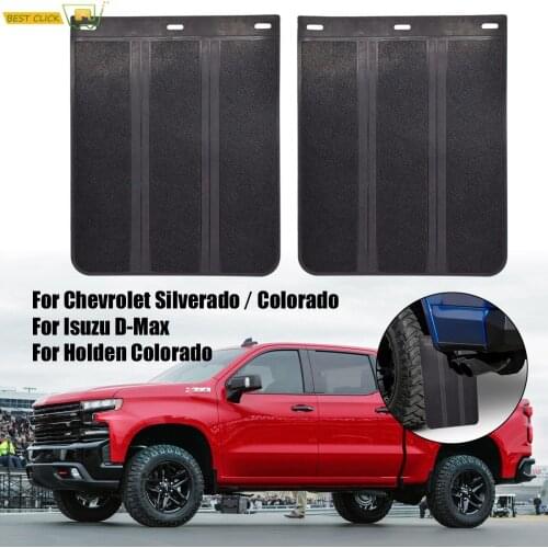 Rubber Mudflaps Mud Flaps Splash Guards Mudguards For Chevrolet Silverado 1500 2500 Colorado ISUZU D-MAX DMAX 4X4 4WD OFF-ROAD