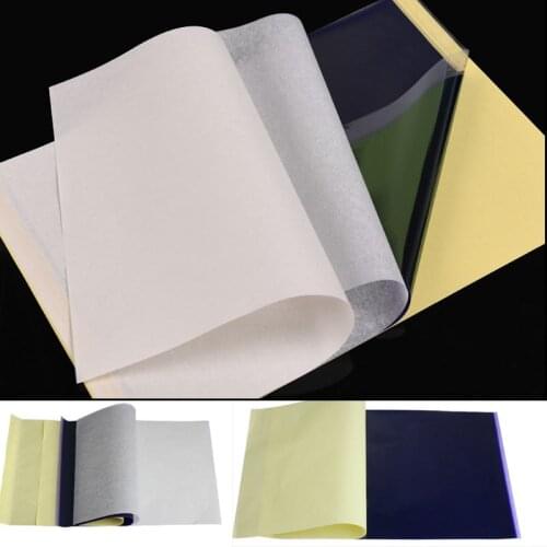 New 5 Sheets Tattoo Transfer Carbon Paper Supply Tracing Copy Body Art Thermal Stencil A4 Size SCI88