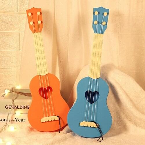 Early Education Ukulele for Kids Toy Toddler Baby Preschool Simulation Kids Gift Musical Instrument ABS Ukulele For Beginner
