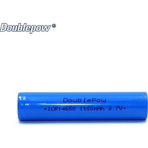 14650 3.7V 1100mah Rechargeable Li-ion Battery for LED Flashlight