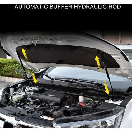 2Pcs Car Styling Auto Front Hood Engine Cover Support Rod Hydraulic Arm for Honda CRV 2017 2018 2019 Accessories