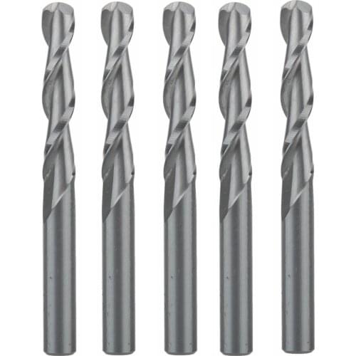 5pcs/lot 4X22mm Coated CNC Bits 2 Two Flutes Carbide Ball Nose End Mill