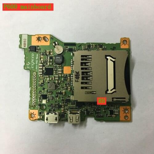 95%NEW Second-hand For Nikon Coolpix P600 Main Board MCU SD Card Reader P600 Mainboard Motherboard Replacement Repair Part