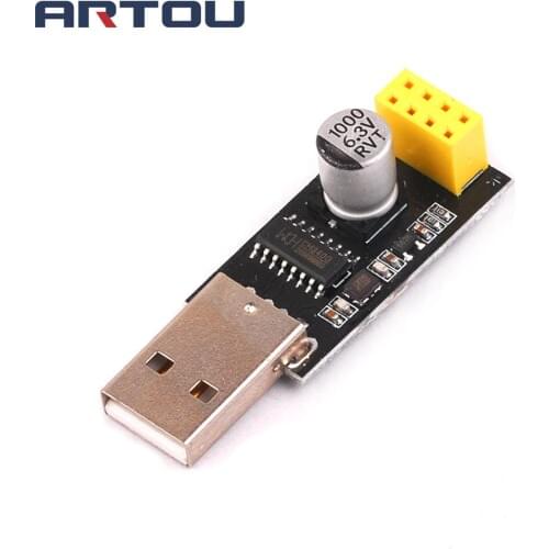 ESP01 Programmer Adapter UART GPIO0 ESP-01 Adaptater ESP8266 CH340G USB to ESP8266 Serial Wireless Wifi Developent Board Module