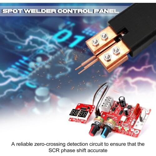 Spot Welding Machine DIY Controller Panel Time and Current Control Function with Digital Display