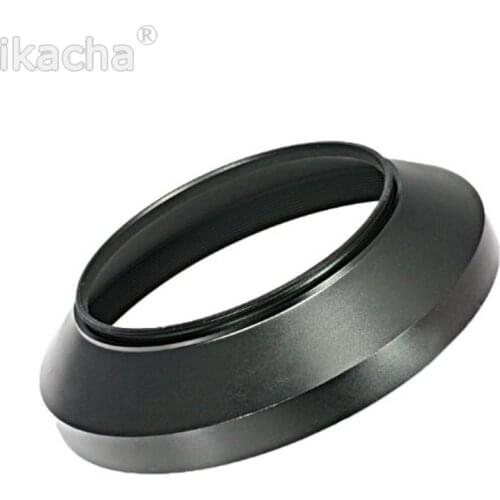 49 52 55 58 62 67 72 77 82mm Black Metal Camera Lens Hood Wide Angle Screw In Mount Lens Hood For Canon Nikon Sony Pentax