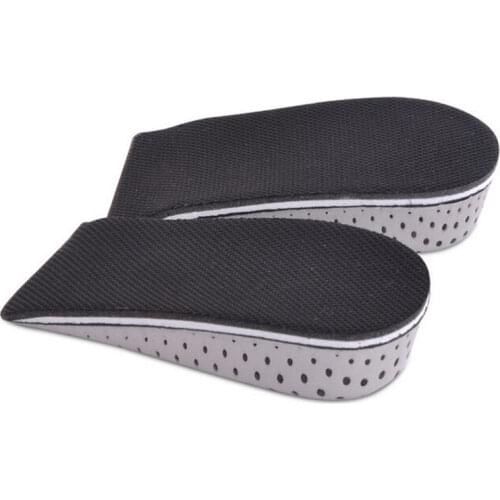 1Pair Unisex Men Women Breathable 3.3cm Heel Lift Insert Hight Increase Inshole Shoe Pad Cushion Elevator Taller