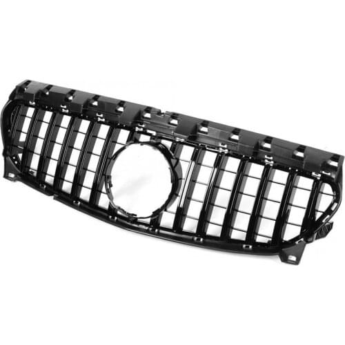 GT front bumper grille For Mercedes benz class CLA w117 AMG + black piano high-quality auto parts