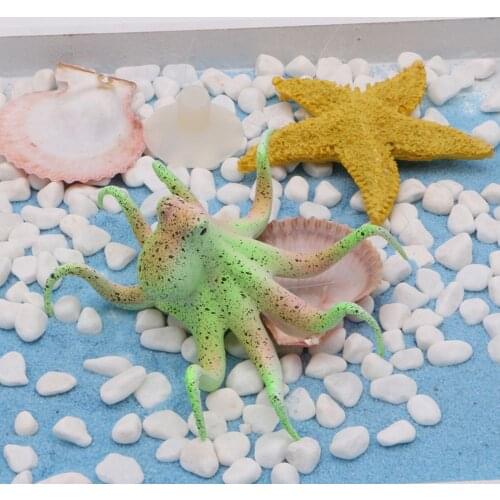 1pc Artificial Fluorescent Octopus Aquarium Ornament Simulation Fish Suction Landscape Fish Tank Durable Decoration Accessories