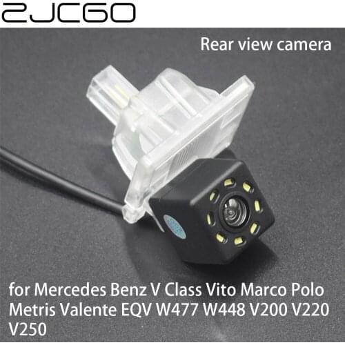 ZJCGO Car Rear View Reverse Backup Parking Reversing Camera for Mercedes Benz V Class Vito Marco Metris Valente EQV W477 W448