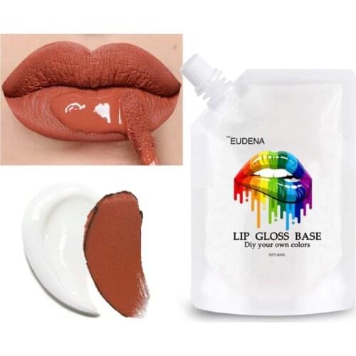 Matte Lip Gloss Primer Lip Primer Oil Material Lip Modification Primer Non-stick Lips Gloss Base 40ml For DIY Handmade Lipstick