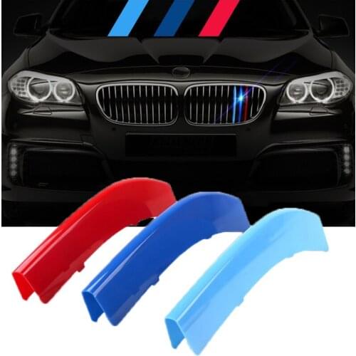 3-color Car Grille Trim for BMW E46 E90 E60 E36 F30 F10 F20 X5 E70 G30 E91 E92 E93 X3 F25 X6 E71 F31 F34 Front Grille Trim