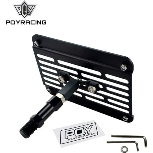 Multi Angle Tow Hook Mount License Plate For BMW F 2014-UP with PQY Sticker PQY-LPF05