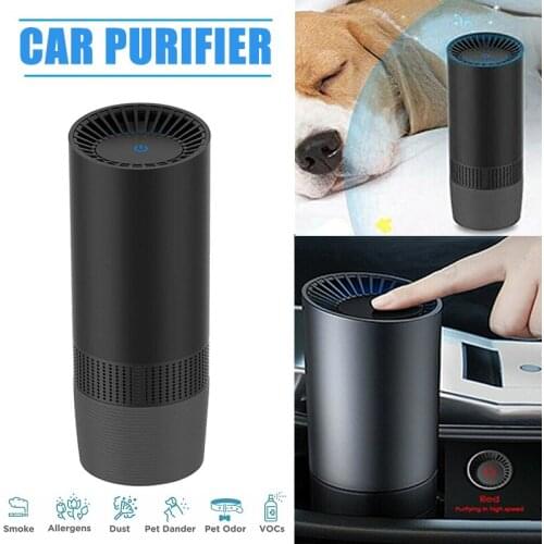 New Arrival Home Car Air Purifier HEPA Filter Smoke Cleaner Indoor Dust Odor Remover Portable USB Auto Adjustable Air Purifier