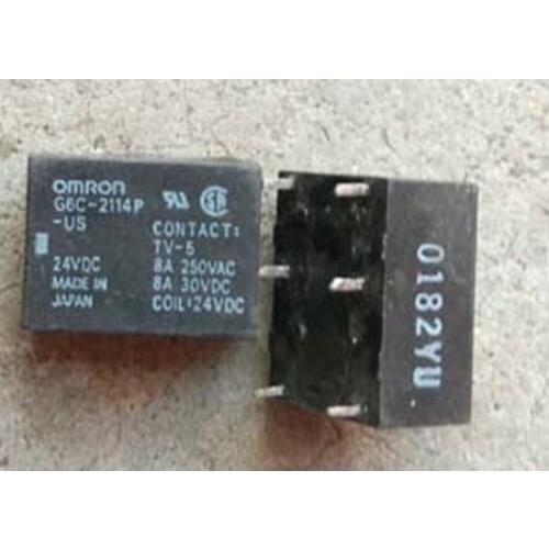 Wholesale 10pcs/lot relay G6C-2114P-US-24VDC